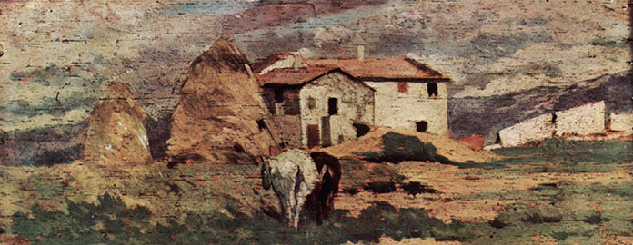 Case nelle campagne livornesi, Giovanni Fattori