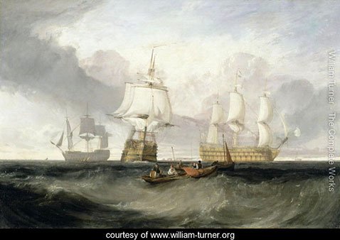 The Victory Returning from Trafalgar, William Turner