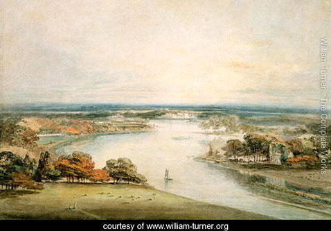 The Thames from Richmond, William Turner