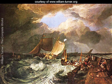 Calais Pier, with French Poissards Preparing for Sea - An English Packeet Arriving, William Turner