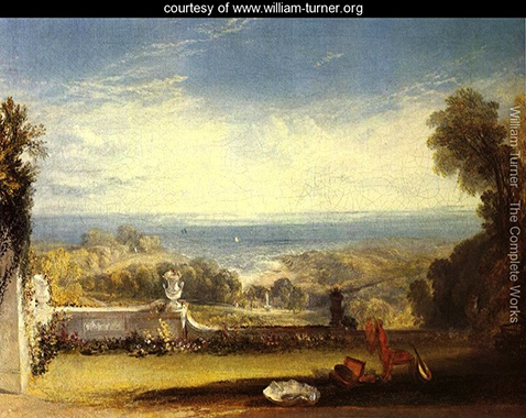 View From The Terrace Of A Villa At Niton Isle Of Wight From Sketches By A Lady, William Turner
