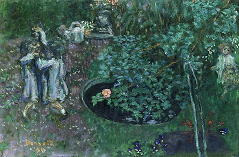 Children Playing In A Garden - Pierre Bonnard