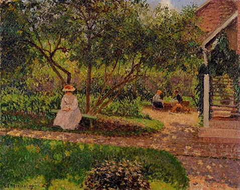 orner of the Garden in Eragny - Camille Pissarro