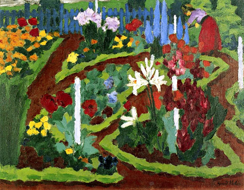 Flower Garden With Maria - Emil Nolde