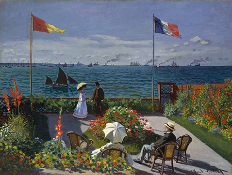 Garden at Sainte-Adresse - Claude Monet