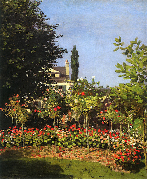 Garden in Bloom at Sainte-Addresse - Claude Monet