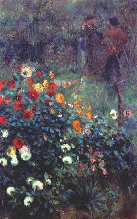 Garden in the rue cortot - Auguste Renoir