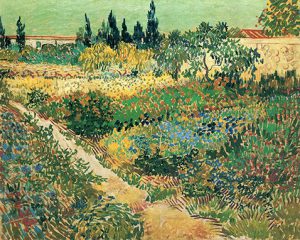 Garden with Flowers - Vincent Van Gogh