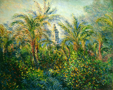 Garden in Bordighera Impression of Morning - Claude Monet
