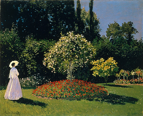 Jeanne-Marguerite Lecadre in the Garden - Claude Monet