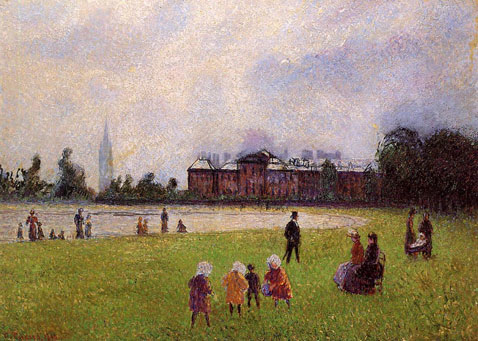 Kensington Gardens London - Camille Pissarro