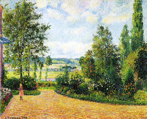 Mirbeau's Garden the Terrace - Camille Pissarro