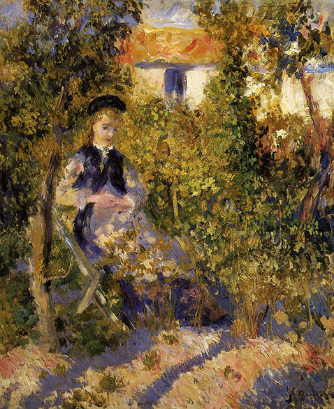 Nini in the Garden - Auguste Renoir