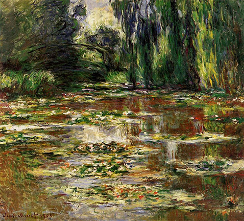 The Japanese Bridge (The Bridge over the Water-Lily Pond) - Claude Monet - 1905