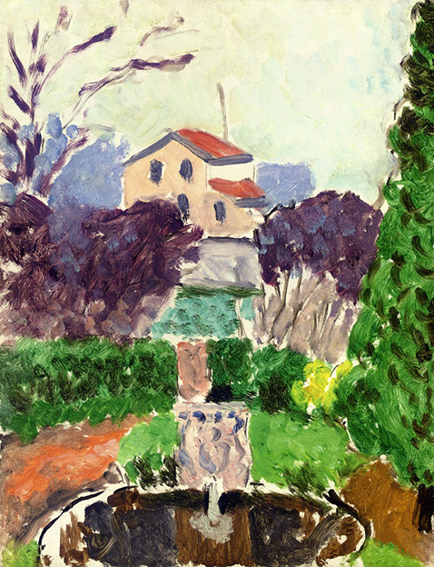 The Artist's Garden at Issy les Moulineaux - Henri Matisse