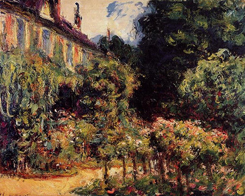 The Artist's House at Giverny - Claude Monet