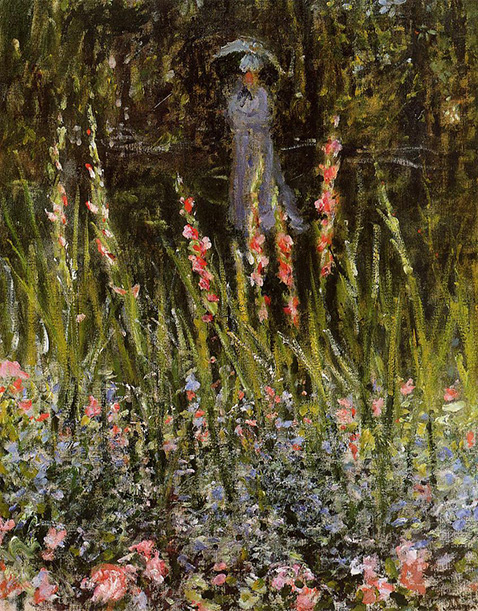 The Garden Gate at Vetheuil - Claude Monet