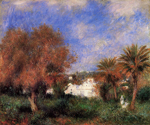 The Garden of Essai in Algiers - Auguste Renoir