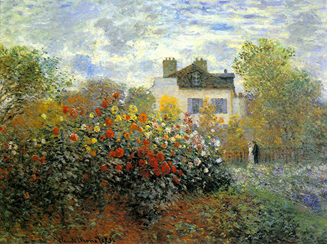 The Garden of Monet at Argenteuil - Claude Monet