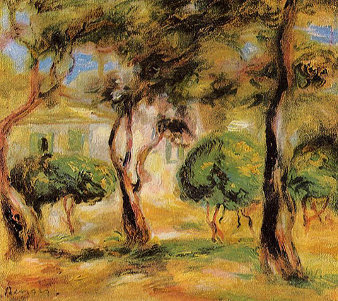 The Garden Collettes - Auguste Renoir