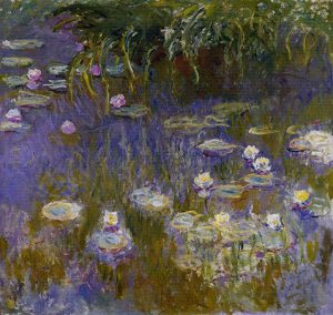 Water Lilies Yellow and Lilac - Claude Monet
