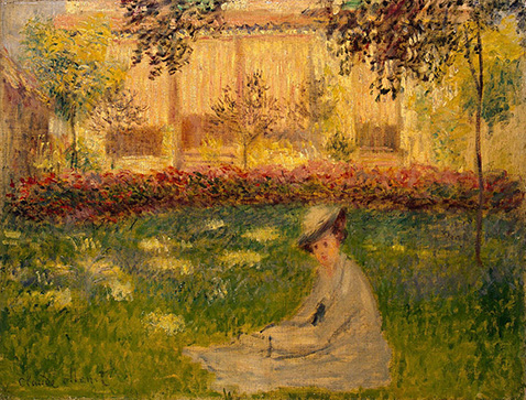 Woman in a Garden - Claude Monet