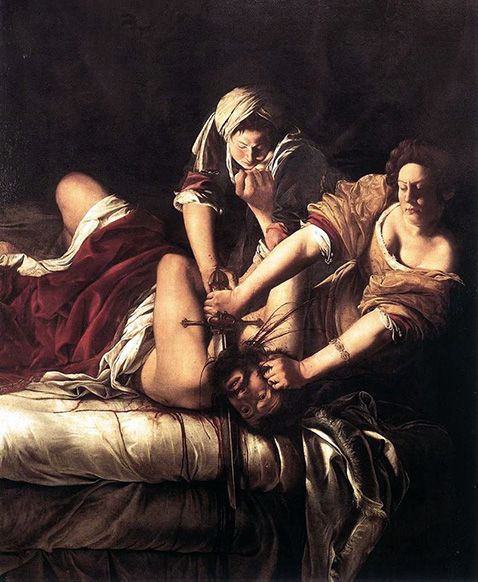 Giuditta decapita Oloferne - Artemisia Gentileschi