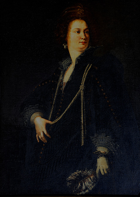 Ritratto di dama con ventaglio - Artemisia Gentileschi
