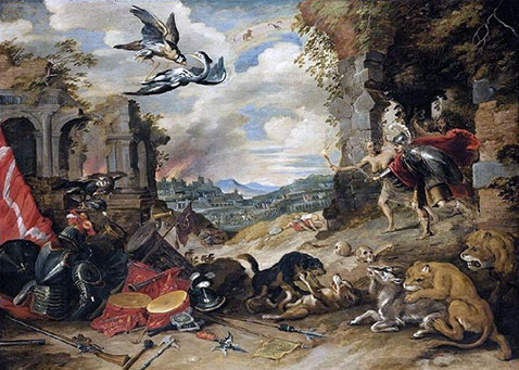 Allegoria della guerra - Jan Brueghel Il Giovane