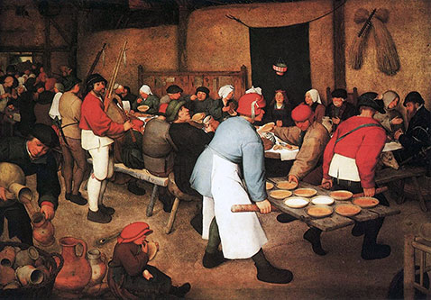 Banchetto nuziale - Pieter Brueghel Il Vecchio