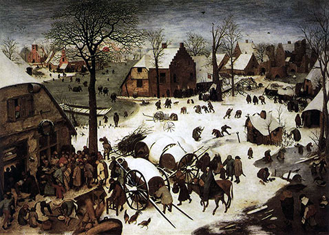 Censimento di Betlemme - Pieter Brueghel Il Vecchio