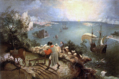 Caduta di Icaro - Pieter Brueghel Il Vecchio
