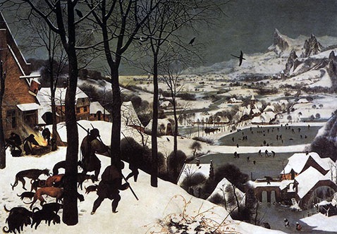 Cacciatori nella neve - Pieter Brueghel Il Vecchio