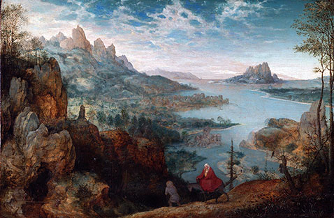 Fuga in Egitto - Pieter Brueghel Il Vecchio