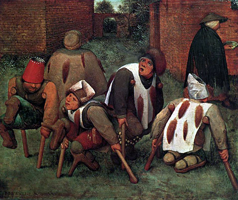 Gli Storpi - Pieter Brueghel Il Vecchio
