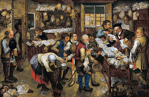 Il pagamento delle imposte - Pieter Brueghel Il Giovane