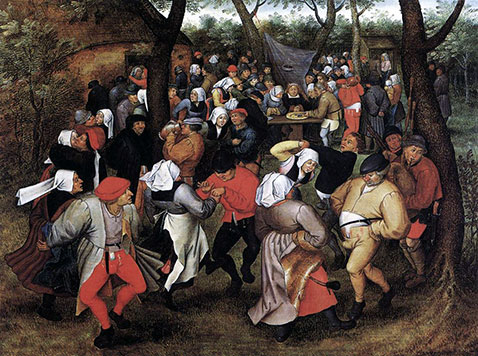 La danza dei contadini - Pieter Brueghel Il Giovane