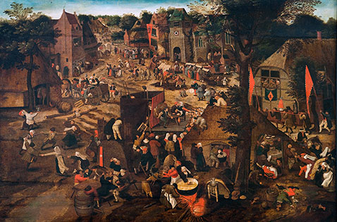 La Festa di san Giorgio - Pieter Brueghel Il Giovane