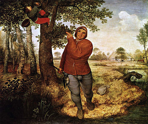 Ladro di nidi - Pieter Brueghel Il Vecchio