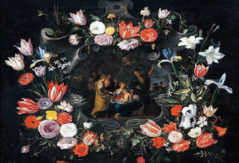 Natura morta del sacro potere sovrano - Jan Brueghel Il Giovane