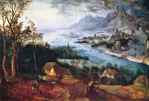 Paesaggio con la parabola del seminatore - Pieter Brueghel Il Vecchio