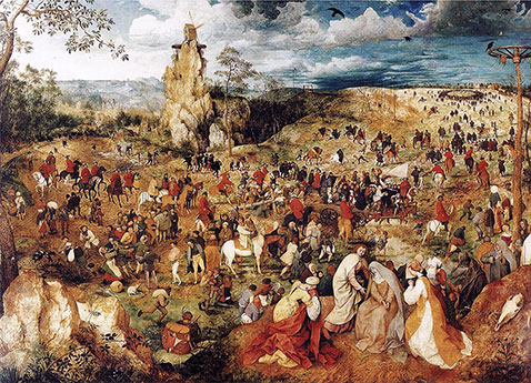 Salita al Calvario - Pieter Brueghel Il Vecchio