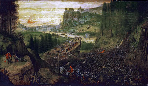 Suicidio di Saul - Pieter Brueghel Il Vecchio