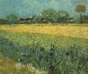 Veduta di Arles con iris, 1888