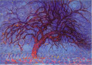 MONDRIAN - L'albero rosso