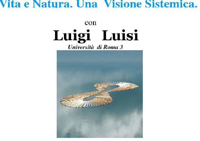 Roma, 16 marzo 2016 – Vita e Natura “Una visione sistemica”