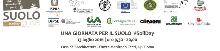 Roma, 13 luglio 2016 – Una giornata per il suolo #SoilDay