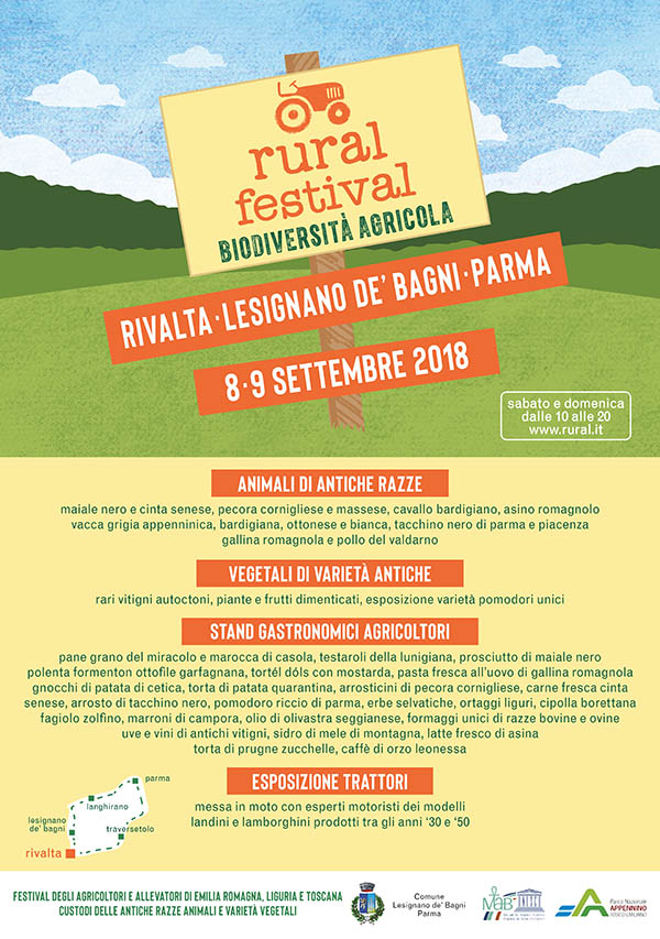 Rivalta, Lesignano de’ Bagni, Parma – 8-9 settembre 2018