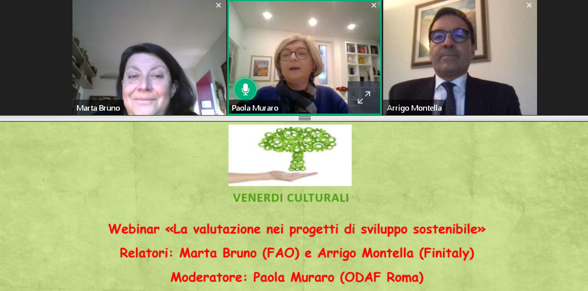 Venerdì Culturale del 4.03.2022 “La valutazione nei progetti di sviluppo sostenibile” – Diapositive