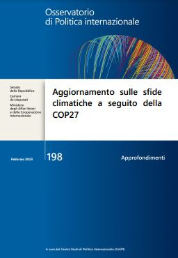 Aggiornamento CESPI sulle sfide climatiche